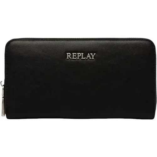 Zip Wallet , female, Sizes: ONE SIZE - Replay - Modalova