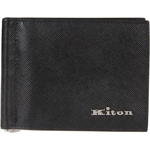 Nero Wallet , male, Sizes: ONE SIZE - Kiton - Modalova