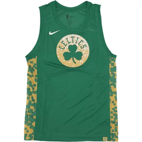 Boston Celtics Basketball Tank Top , Herren, Größe: S - Nike - Modalova