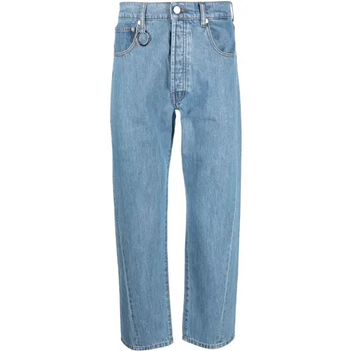 Denim Jeans with Ring Embellishment , male, Sizes: M - Études - Modalova