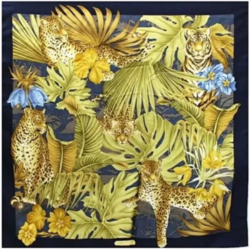 Pre-owned Silk scarves , female, Sizes: ONE SIZE - Salvatore Ferragamo Pre-owned - Modalova