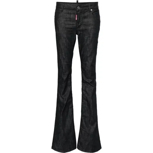 Flared Stretch Denim Jeans , female, Sizes: 2XS, XS, S - Dsquared2 - Modalova