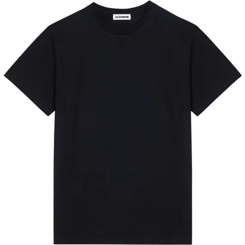 Kurzarm Rundhals T-Shirt , Herren, Größe: S - Jil Sander - Modalova