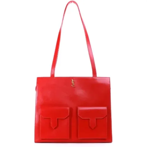 Pre-owned Leather shoulder-bags , female, Sizes: ONE SIZE - Yves Saint Laurent Vintage - Modalova