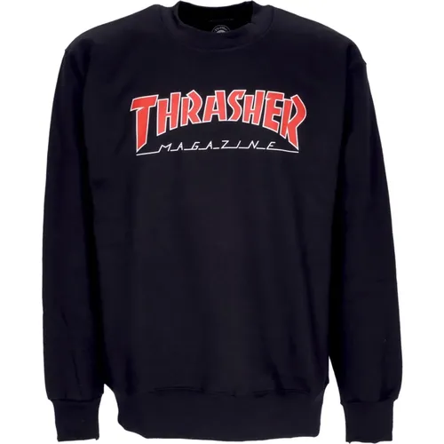 Red Crewneck Sweatshirt , male, Sizes: S, M, L, XL - Thrasher - Modalova