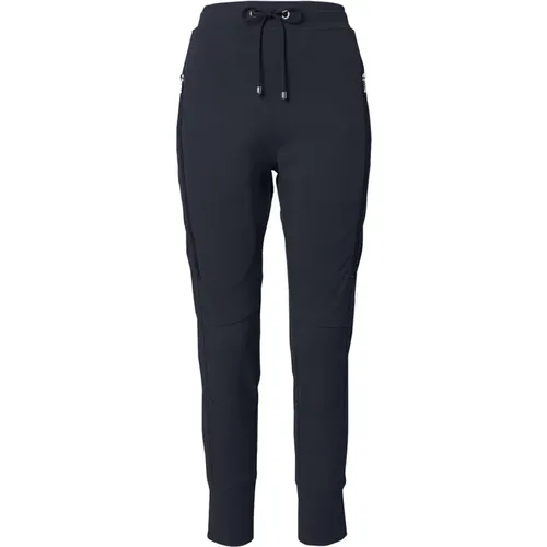 Sportliche Dunkelblaue Sweatpants Future Model , Damen, Größe: S - MAC - Modalova