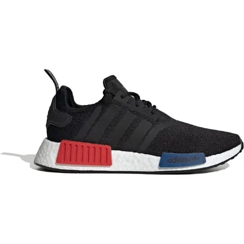 Nmd_R1 Fabric Sneakers with Red and Blue Inserts , male, Sizes: 6 2/3 UK - adidas Originals - Modalova