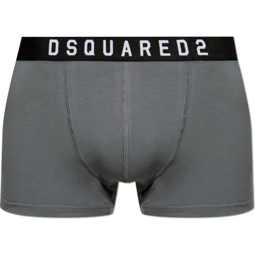 Cotton boxers with logo , male, Sizes: S, M, 2XL, L, XL - Dsquared2 - Modalova