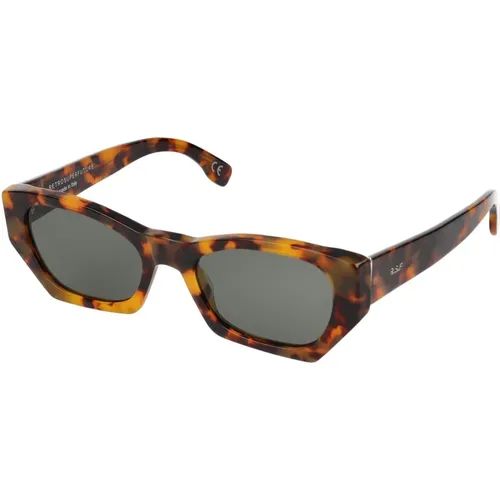 Amata Spotted Havana Sunglasses , unisex, Sizes: 54 MM - Retrosuperfuture - Modalova