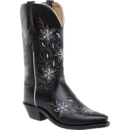 Schwarze Cowboy Stiefel , Damen, Größe: 41 EU - Bootstock - Modalova