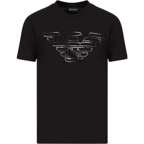 Basic T-Shirt , male, Sizes: L, XL - Emporio Armani - Modalova