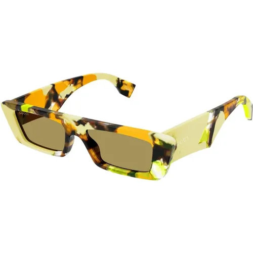 Gelbe Gg1625S Sonnenbrille , unisex, Größe: 54 MM - Gucci - Modalova