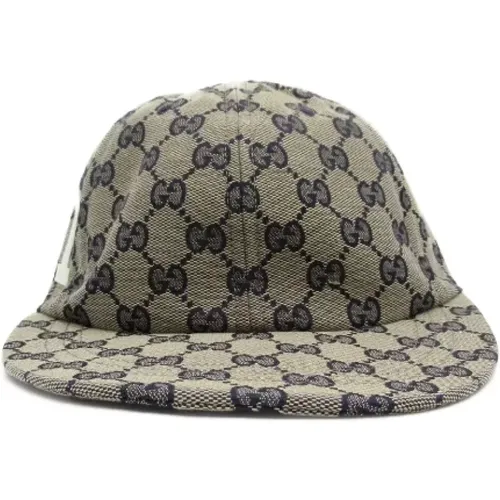 Pre-owned Canvas hats , female, Sizes: ONE SIZE - Gucci Vintage - Modalova