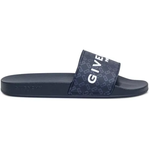 Flat Sandals with Shaped Sole , male, Sizes: 10 UK, 8 UK, 5 UK, 7 UK, 9 UK - Givenchy - Modalova