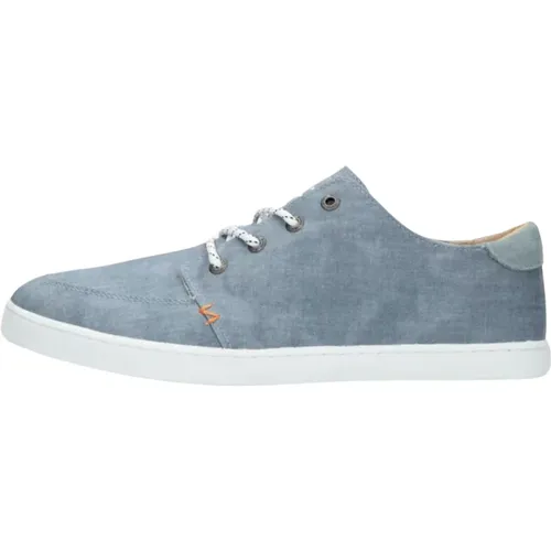 Denimblaue Low Sneaker,Grauer Tennis-inspirierter Sneaker,Dunkelblaue Low Sneakers - Hub - Modalova