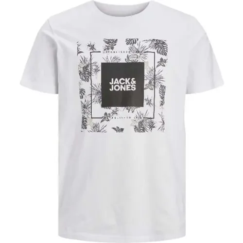 Tropicana T-shirt , Herren, Größe: M - jack & jones - Modalova