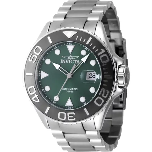 Grand Diver Automatic Watch Green Dial , male, Sizes: ONE SIZE - Invicta Watches - Modalova
