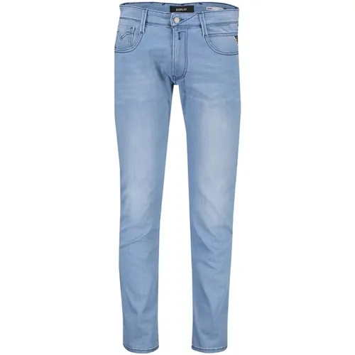 Denim 5-Pocket Pants , male, Sizes: W32 L32, W36 L32, W34 L32, W33 L32 - Replay - Modalova