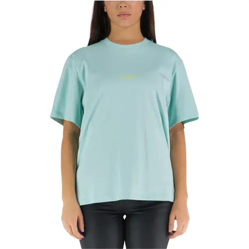 Short Sleeve Cotton Jersey T-Shirt for Women , female, Sizes: 2XS, S - Stella Mccartney - Modalova