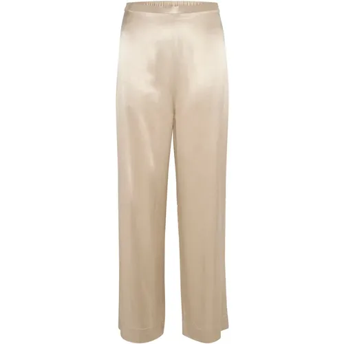 Wide Trousers , female, Sizes: S - Soaked in Luxury - Modalova