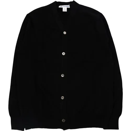 Schwarzer Wollstrick-Cardigan - Comme des Garçons - Modalova