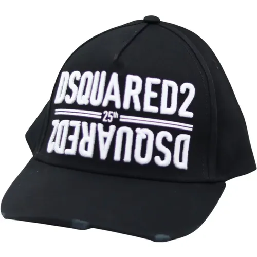 Th Anniversary Vintage Baseball Cap , male, Sizes: ONE SIZE - Dsquared2 - Modalova