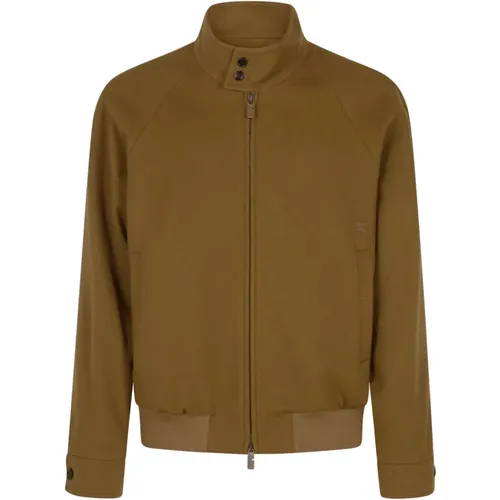 Kaschmir Harrington Jacke mit Reiterdesign - Burberry - Modalova