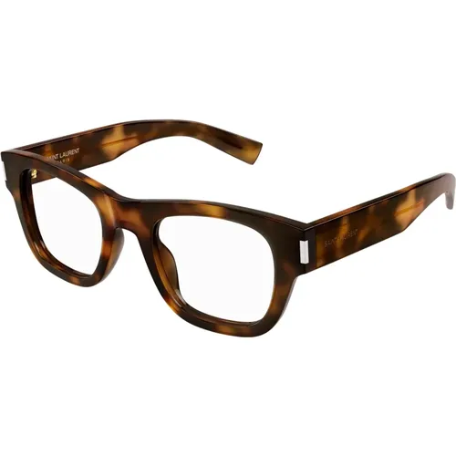 Havana Brillengestelle SL 698 Sonnenbrille , unisex, Größe: 50 MM - Saint Laurent - Modalova