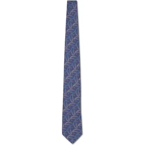 Silk Paisley Tie , male, Sizes: ONE SIZE - ETRO - Modalova