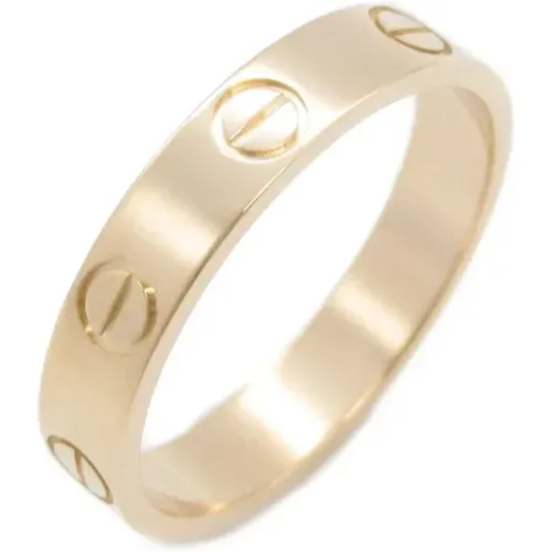 Pre-owned Rose Gold rings , female, Sizes: ONE SIZE - Cartier Vintage - Modalova