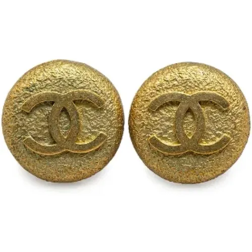 Pre-owned Metal earrings , female, Sizes: ONE SIZE - Chanel Vintage - Modalova