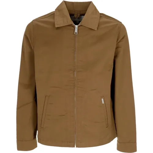 Modulare Baumwoll-Twill-Jacke mit Reißverschluss , Herren, Größe: L - Carhartt WIP - Modalova