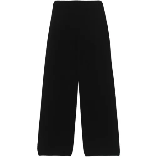 Schwarze Hose , Damen, Größe: M - Ermanno Scervino - Modalova