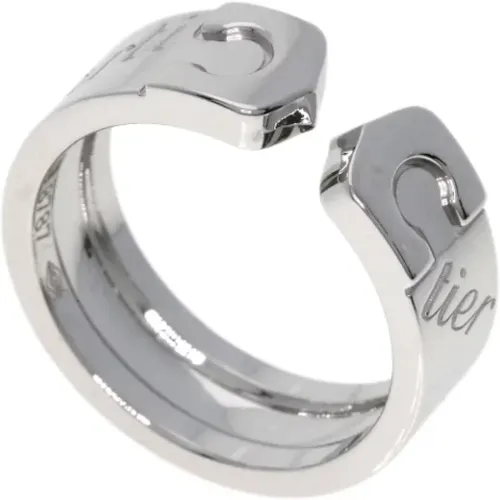 Pre-owned White Gold rings , female, Sizes: ONE SIZE - Cartier Vintage - Modalova