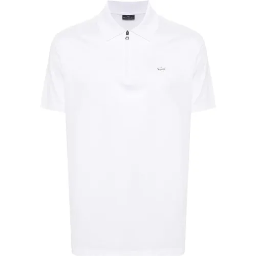 Knitted Polo Shirt in , male, Sizes: M, 2XL, XL, 3XL, L - PAUL & SHARK - Modalova