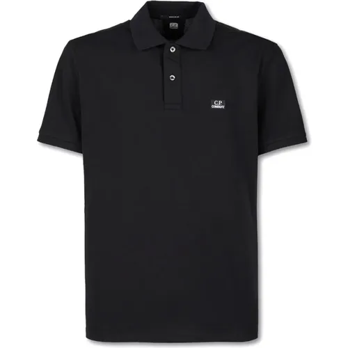 Klassisches Polo Shirt , Herren, Größe: XL - C.P. Company - Modalova