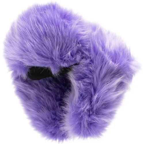 Faux-Fur Padded Winter Hat , female, Sizes: S/M - Ruslan Baginskiy - Modalova