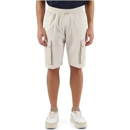 Sporty Cotton Shorts with Contrast Inserts , male, Sizes: XL, L, M, S - Antony Morato - Modalova