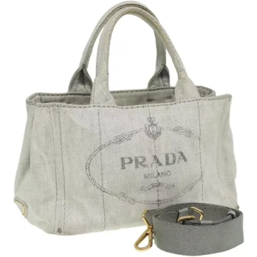 Pre-owned Canvas prada-bags , female, Sizes: ONE SIZE - Prada Vintage - Modalova