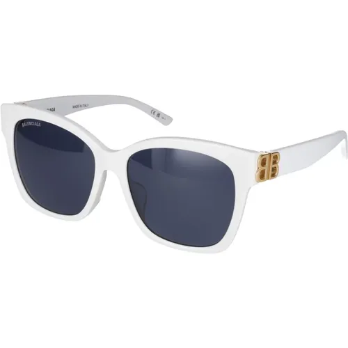 Stylische Sonnenbrille Bb0102Sa , Damen, Größe: 57 MM - Balenciaga - Modalova
