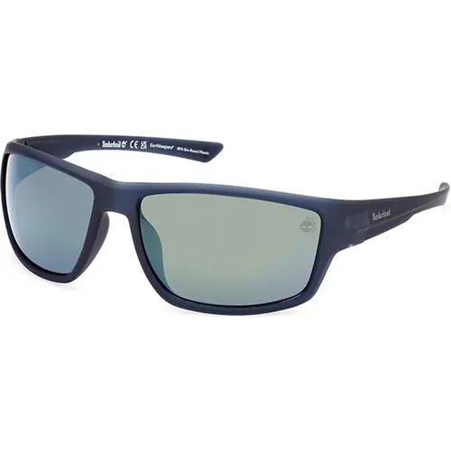 Matte Polarized Sunglasses Tb00003-91D , male, Sizes: 65 MM - Timberland - Modalova