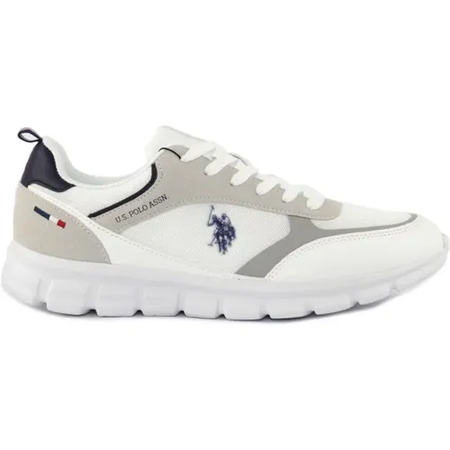 Weiße Freizeit-Sneaker - U.S. Polo Assn. - Modalova