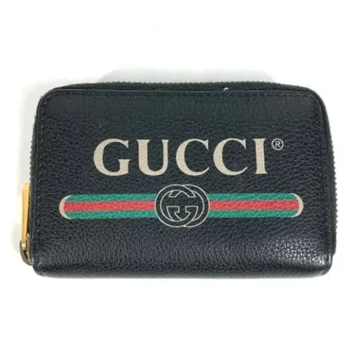 Pre-owned Leder portemonnaies - Gucci Vintage - Modalova