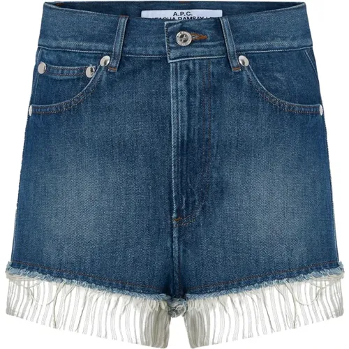 Denim Shorts , Damen, Größe: S - A.P.C. - Modalova