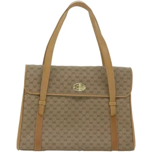 Pre-owned Canvas gucci-bags , female, Sizes: ONE SIZE - Gucci Vintage - Modalova