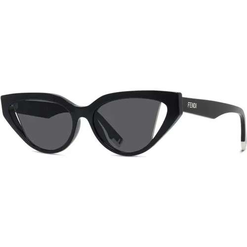 Cat-Eye Sonnenbrillen Kollektion , Damen, Größe: 52 MM - Fendi - Modalova