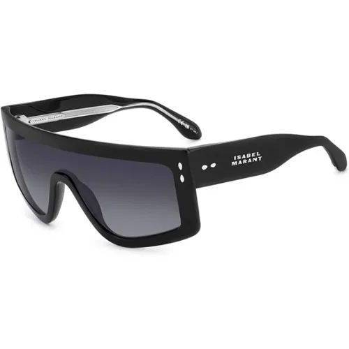 Schwarze Dunkelgraue Shaded Sonnenbrille , Damen, Größe: ONE Size - Isabel marant - Modalova