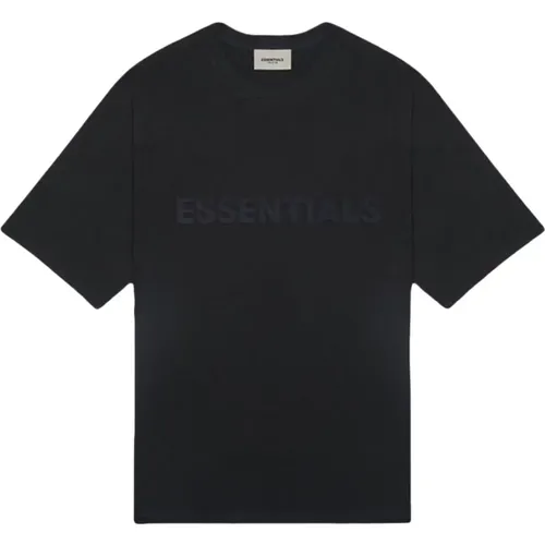 Schwarzes Baumwoll Essential T-Shirt Limited Edition , Herren, Größe: 2XL - Fear Of God - Modalova
