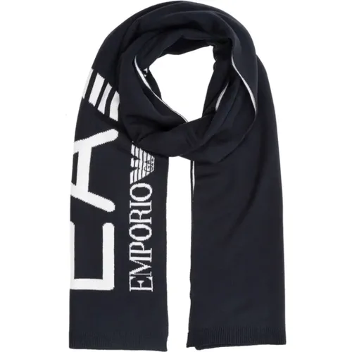 Logo Schal , unisex, Größe: M - Emporio Armani EA7 - Modalova