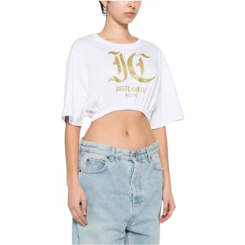T-Shirts & Polos for Women , female, Sizes: M, XS, L, S - Just Cavalli - Modalova